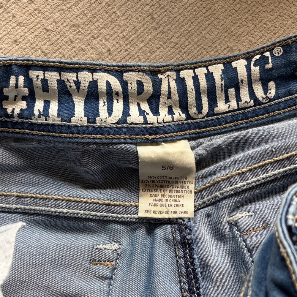 Hydraulic Women's Skinny Jeans in Medium Blue Wash - Picture 2 of 5
